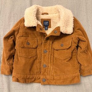 GAP Sherpa Lined Jacket (12-18 mos)